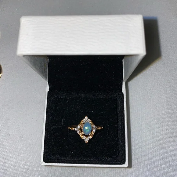 5 pc Rhinestone Decor Rings - Picture 2 of 7